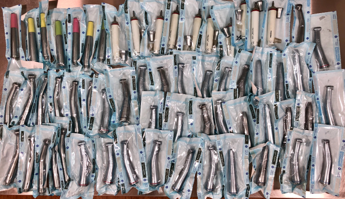 治療に使用する器具(ハンドピース)